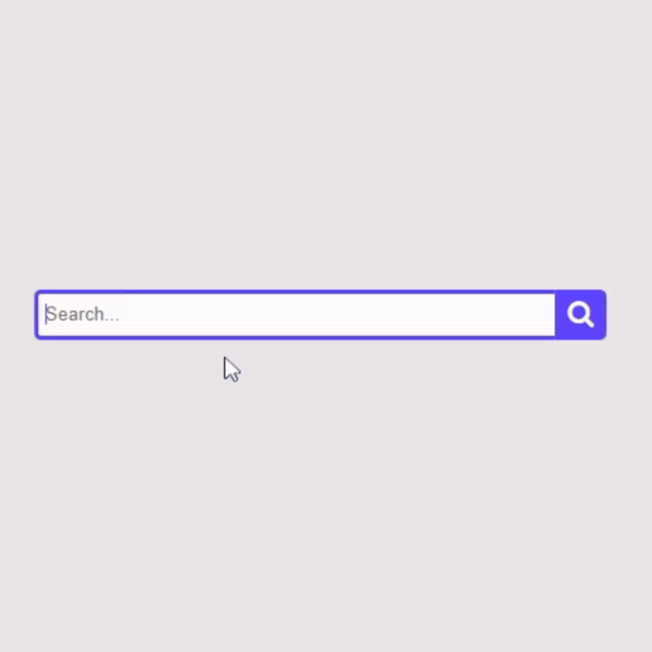 Create a Pure CSS Simple Search Bar StepbyStep Tutorial